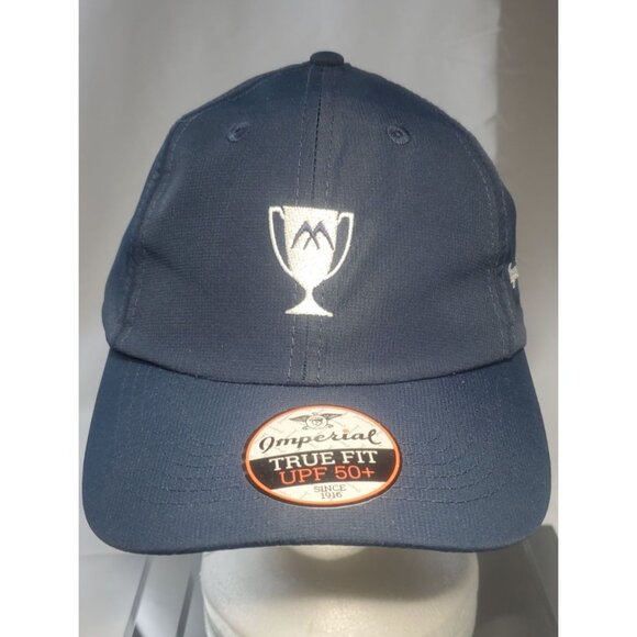 Imperial True Fit UPF 50+ Baseball Cap Hat 1916 OSFA Navy Blue Adjustable - Picture 1 of 5